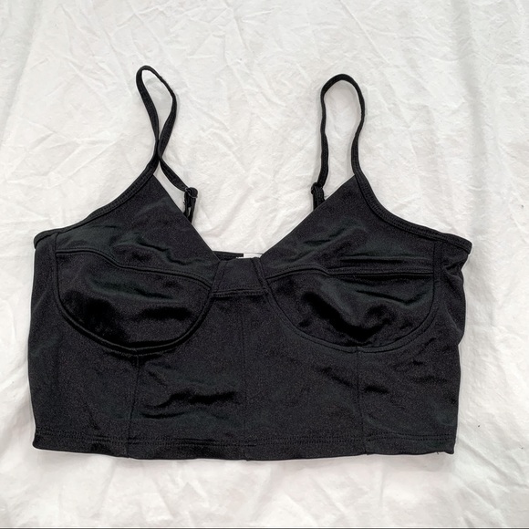 🥂Garage Satin Corset Top - Picture 1 of 4